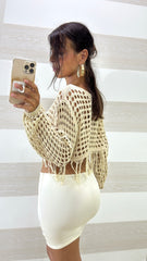 Mini Gonna Chantel in Lycra Elasticizzata