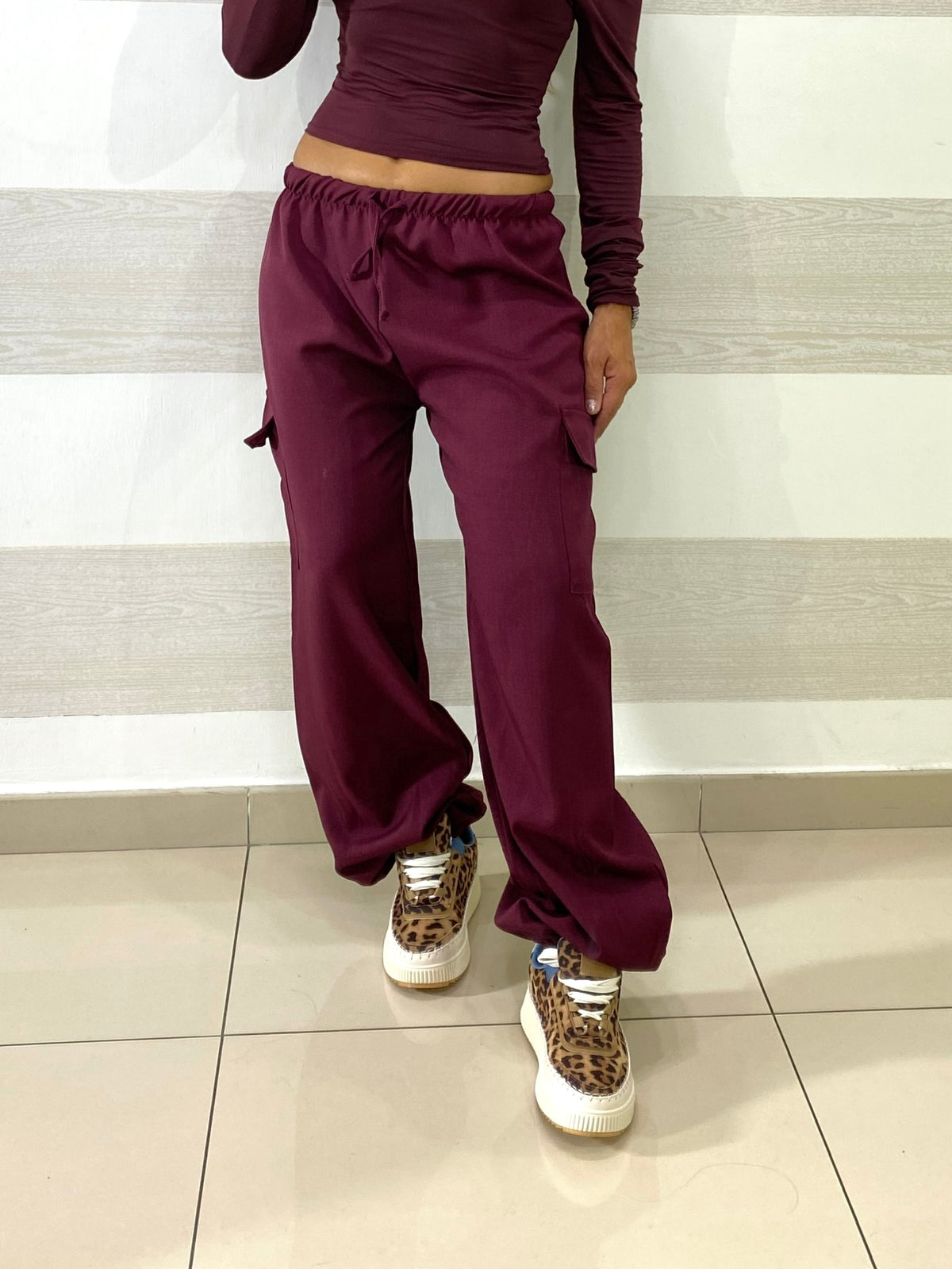 PantaCargo Doreen con Elastico alla Caviglia