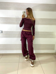 PantaCargo Doreen con Elastico alla Caviglia