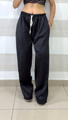 PantaPalazzo Chonsie Satin Nero
