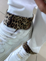 PantaTuta Alisha1 Bianco con Risvoltino Maculato