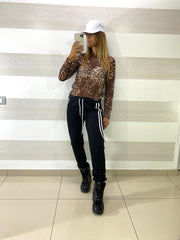 PantaTuta Erma con Bande Laterali e Elastico Caviglie