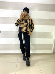 Pantaloni Annice Vellutino Morbidissimo con Lurex