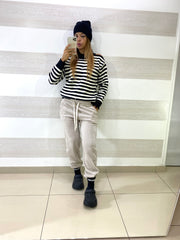 Pantaloni Annice Vellutino Morbidissimo con Lurex