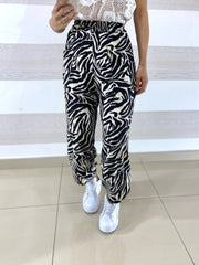 Pantaloni Diletta1 Balloon Harem Zebrato