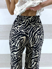 Pantaloni Diletta1 Balloon Harem Zebrato