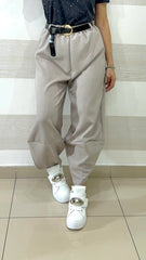 Pantaloni Ruth Balloon Harem Cintura Omaggio