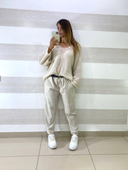 Pantaloni Vivian Slouchy Vellutino Morbidissimo