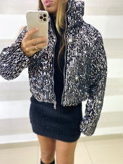 Piumino Chelle in Paillette