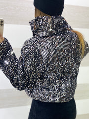 Piumino Chelle in Paillette