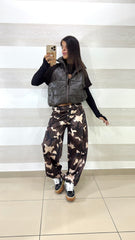 Piumino Janina Mezze Maniche Nylon e Maglina