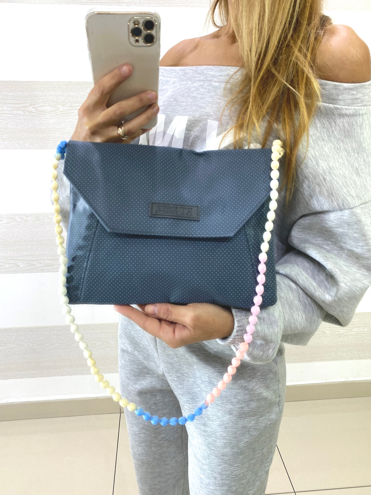 Pochette Roberto Torretta con Micro Pois