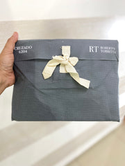 Pochette Roberto Torretta con Micro Pois