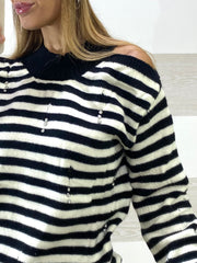 Pull Antonia Rigato con Oblo e Strass