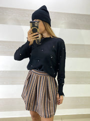 Pull Gaila Sfrangiato con Strass