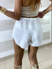 Shorts Sibilla Freschi e Leggeri Tipo Lino