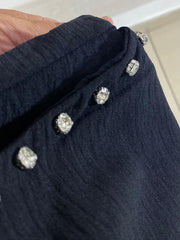 Shorts Tonia Svasato con Strass