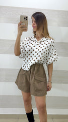 Shorts Tonya Svasato con Tasche Esterne