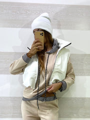 Smanicato Clematis in Eco Pelle Elastico in Vita