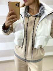 Smanicato Clematis in Eco Pelle Elastico in Vita