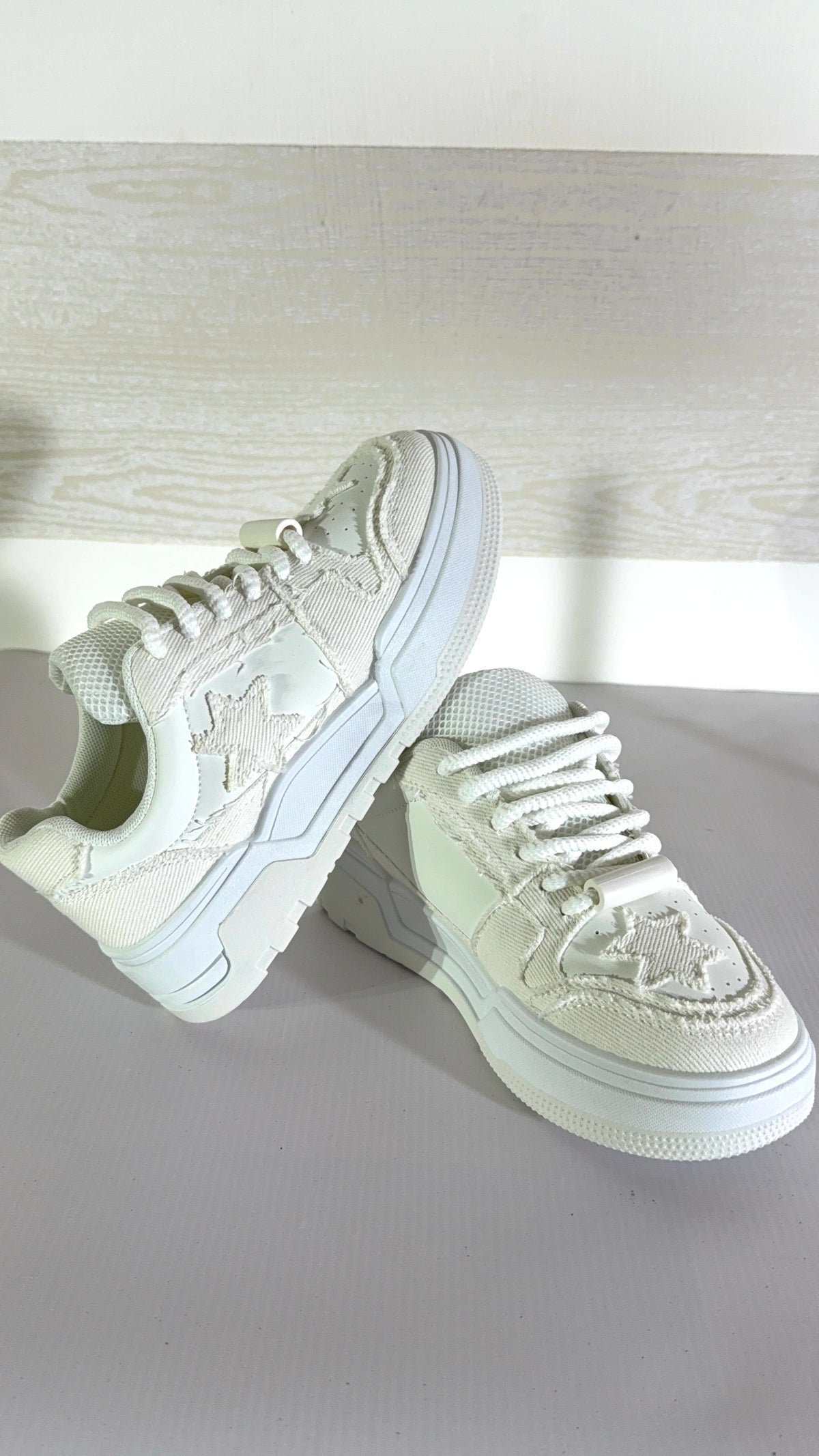 Sneakers Kestrel Tessuto e Eco Pelle con Stella