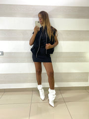 Stivaletti Ashley Modello a Sbuffo con Coulisse