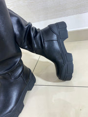 Stivali Beth Biker con Finto Calzino