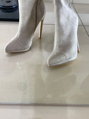 Stivali Carley Sopra al Ginocchio Beige