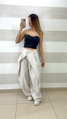 Top Corpetto Nydia Scollo a Cuore con Coppe