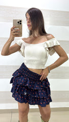 Top Crop Cybele Bretelle Ruches