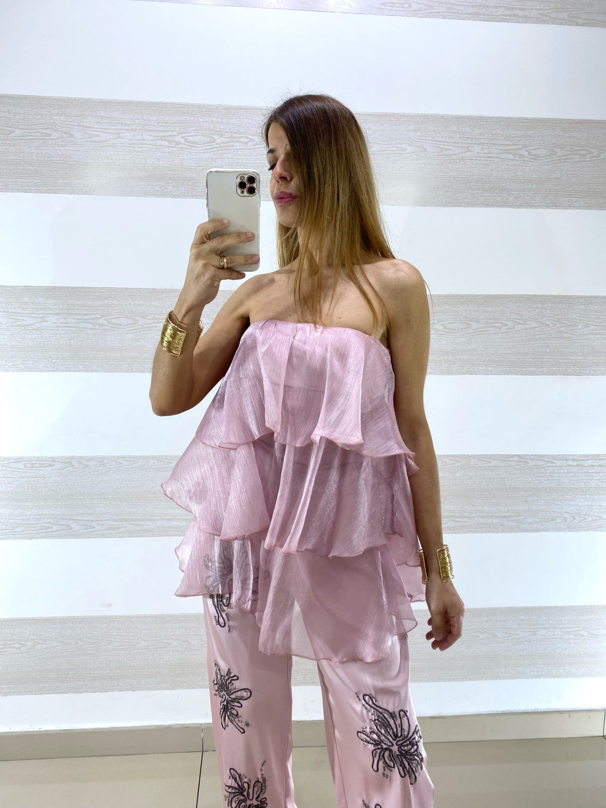 Top Emma Cangiante con Balze