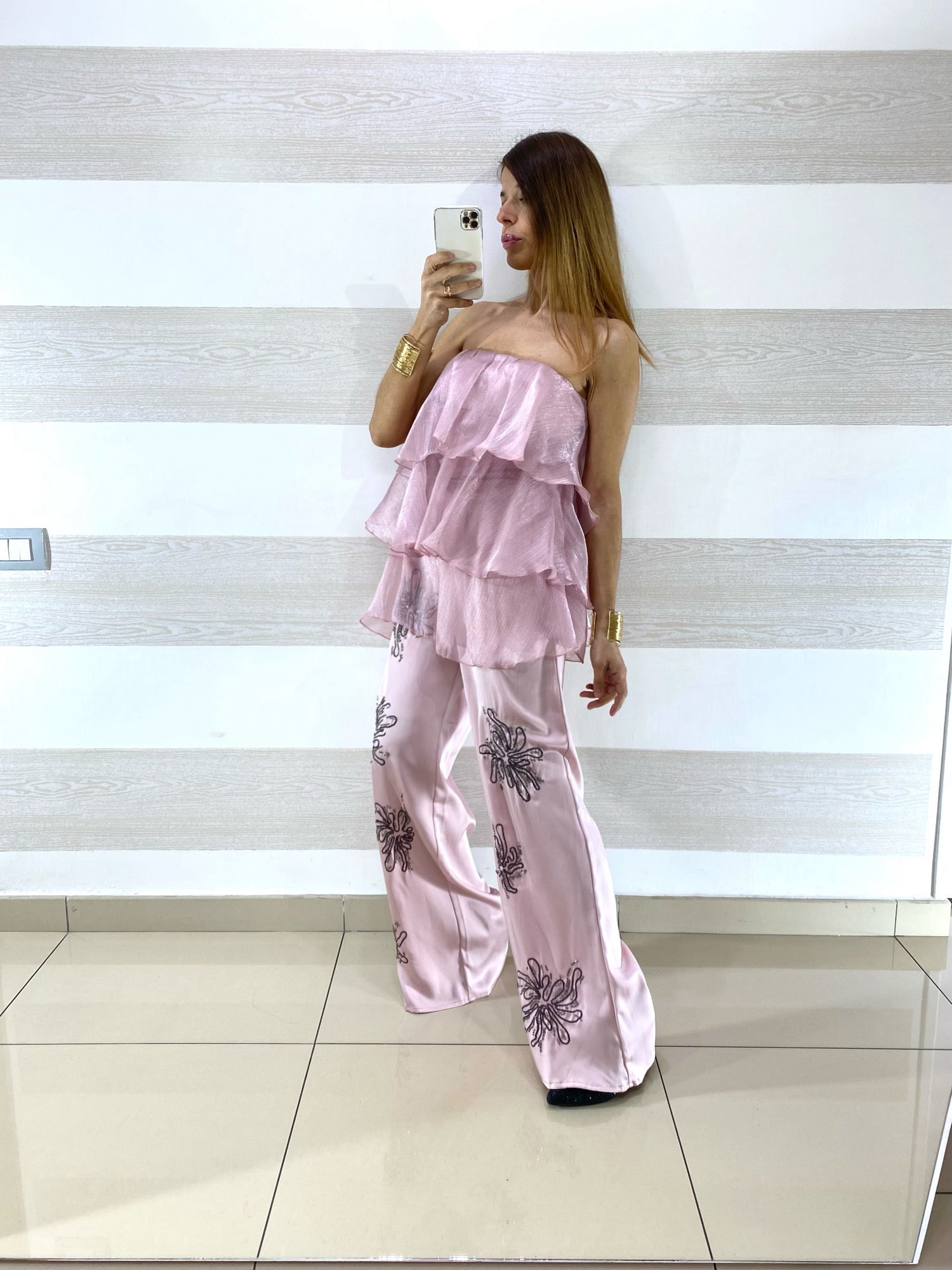 Top Emma Cangiante con Balze