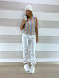 Top Gwen Metallic Rainbow