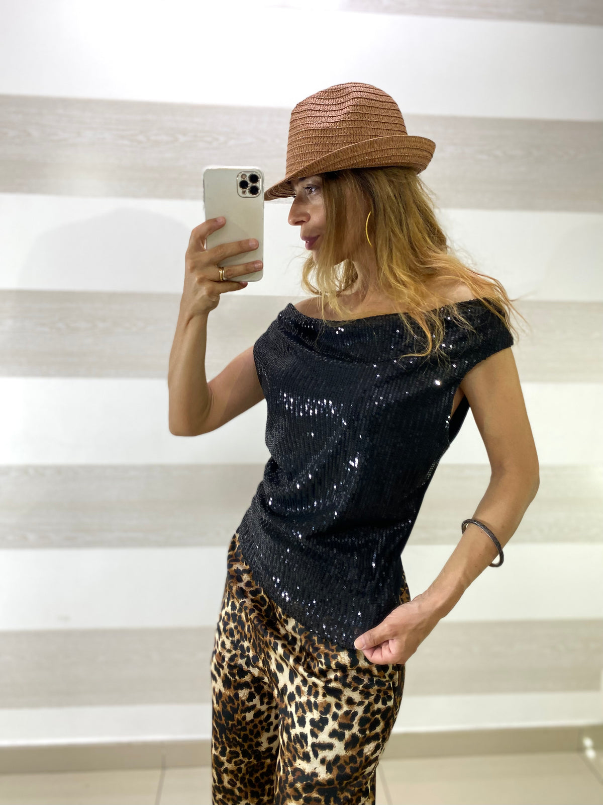 Top Sabina con Paillettes