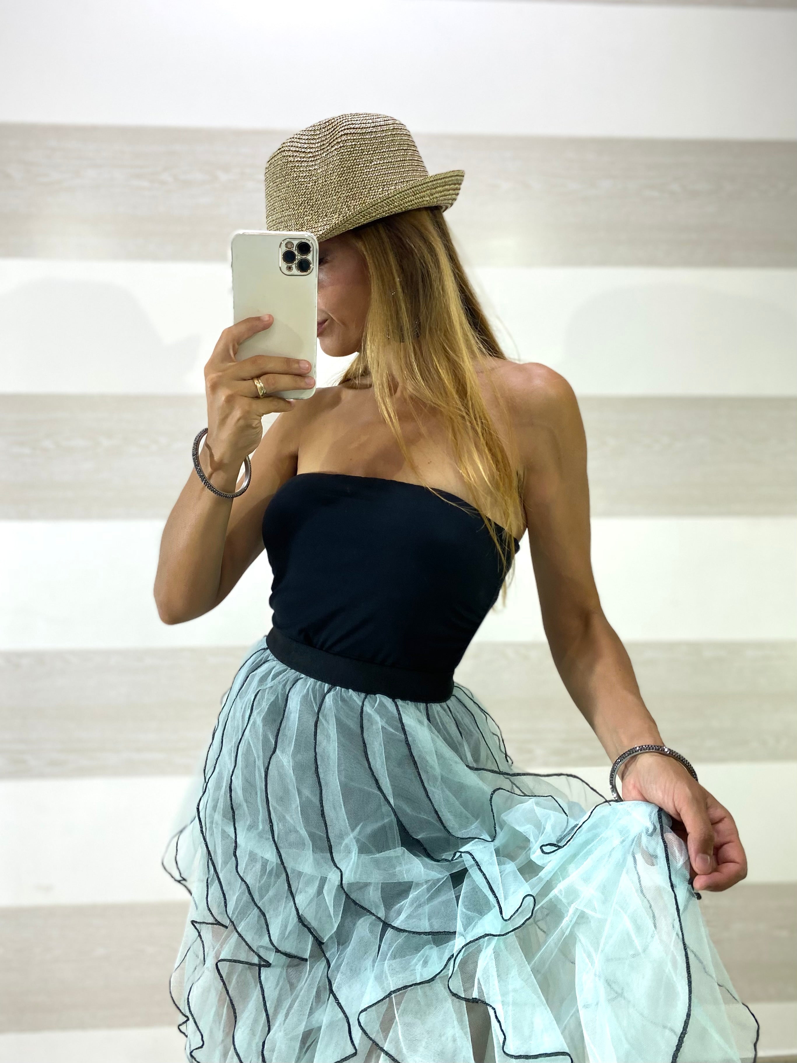 Top a Fascia Selvaggia con Coppe e Spacchetti