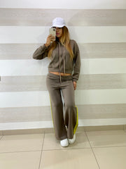 Tuta Amice Bande Laterali Gialle