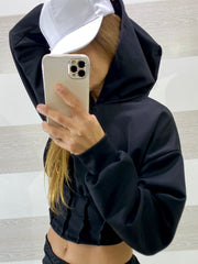 Tuta Calanthia PantaPalazzo e Felpina Corsetto