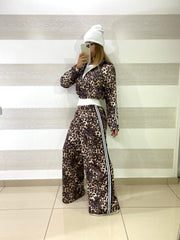 Tuta Candi Maculata con Bande Laterali