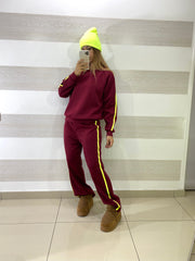 Tuta Cathy con Riga Laterale Verde Fluo