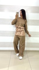 Tuta Comfy-Chic Eden con Dettaglio Satin
