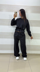 Tuta Comfy-Chic Eden con Dettaglio Satin
