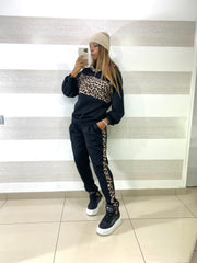 Tuta Laverne con Bande Animalier e Punti Luce