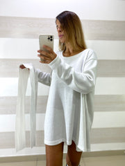 Vestitino Melinda Svasato in Lurex con Fusciacca