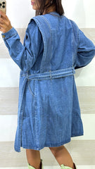 Vestito Chemisier Elsie in Jeans