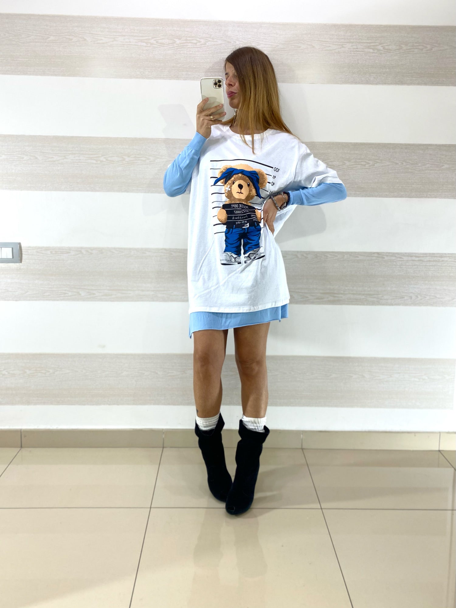 Vestito Dania con Spacchetti Laterali