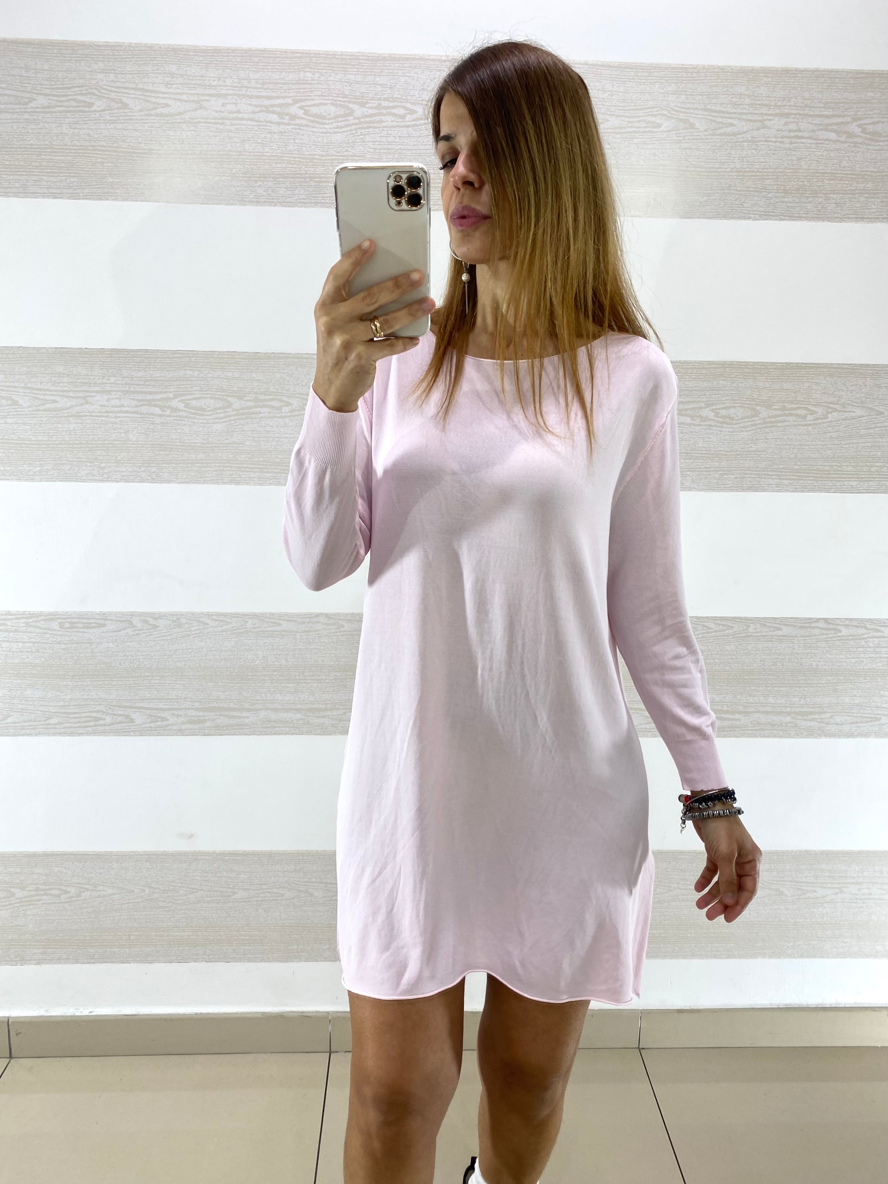 Vestito Dania con Spacchetti Laterali