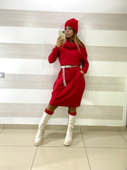 Vestito Michal Tipo Lanettina Collo Morbido