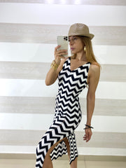 Vestito Nadia in Filo con Spacco Laterale