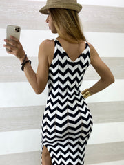 Vestito Nadia in Filo con Spacco Laterale