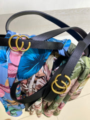 Vestito Noela a Fiori con Cintura Eco pelle Inclusa